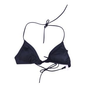 Victoria's Secret vintage Y2k string bikini black bow strappy halter pink tag M